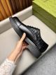 Gucci Man Black Calfskin Business Leather Shoes 042884 (8)_th.jpg